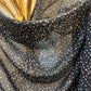 Crinkle Chiffon Hijab: Midnight Funfeti Sprinkles