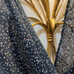 Crinkle Chiffon Hijab: Midnight Funfeti Sprinkles