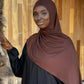 Jersey Hijab: Rich Espresso