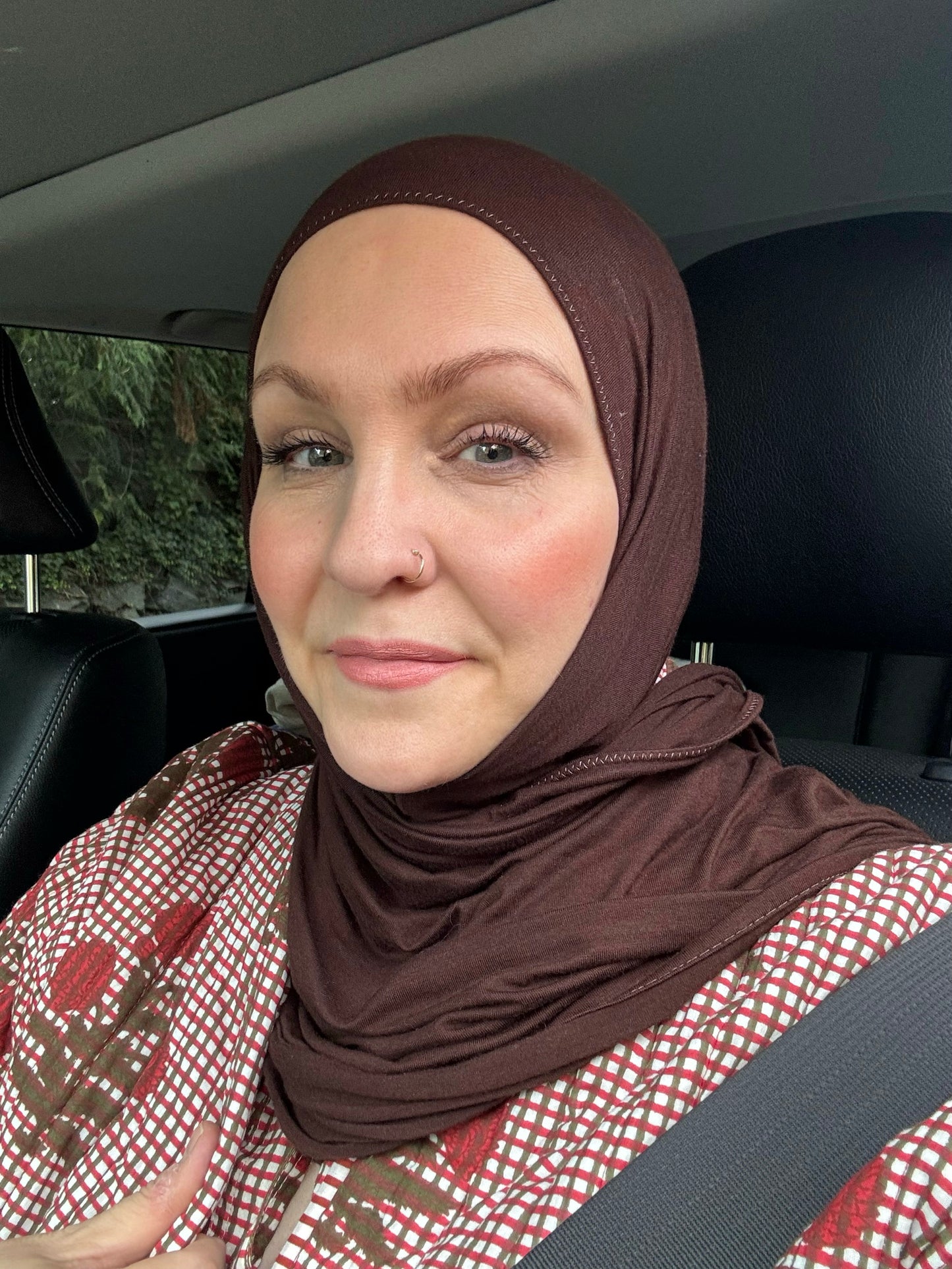 Jersey Hijab: Rich Espresso