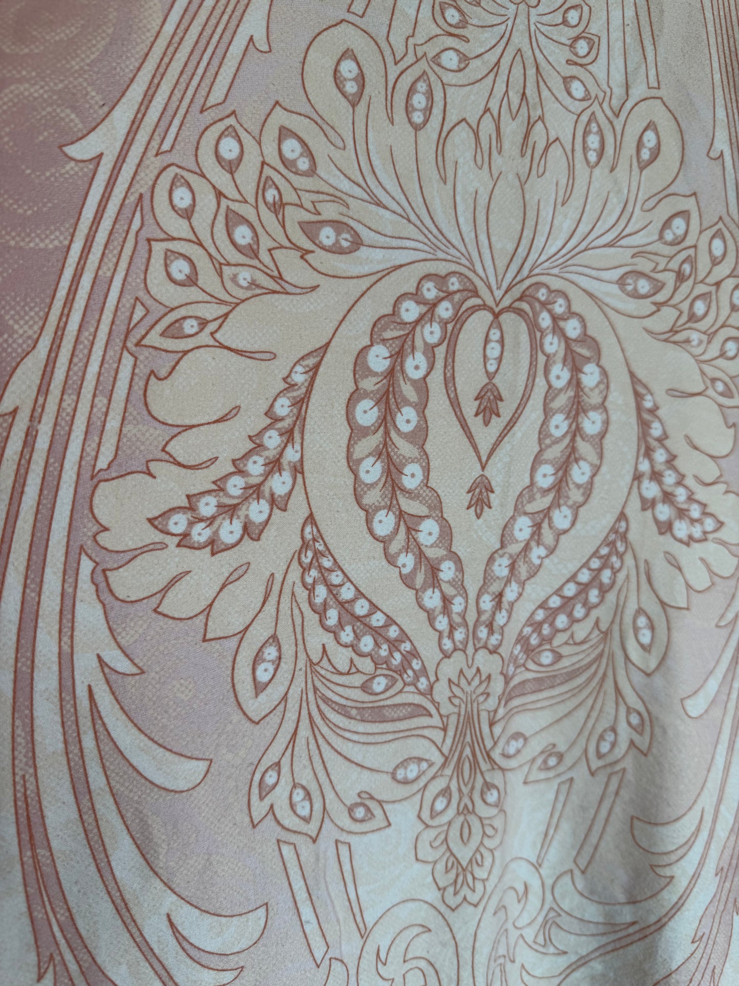 Upcycled Pocket Anorak Abaya — Grand Medallion & Roses