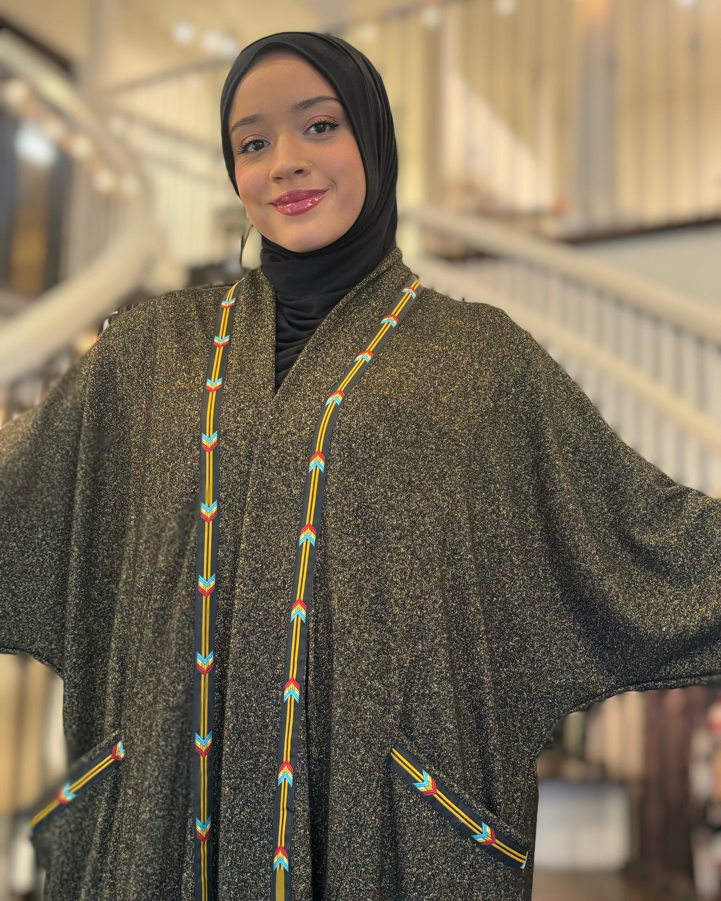 Guadalupe Sweater Knit Abaya – Flechazo