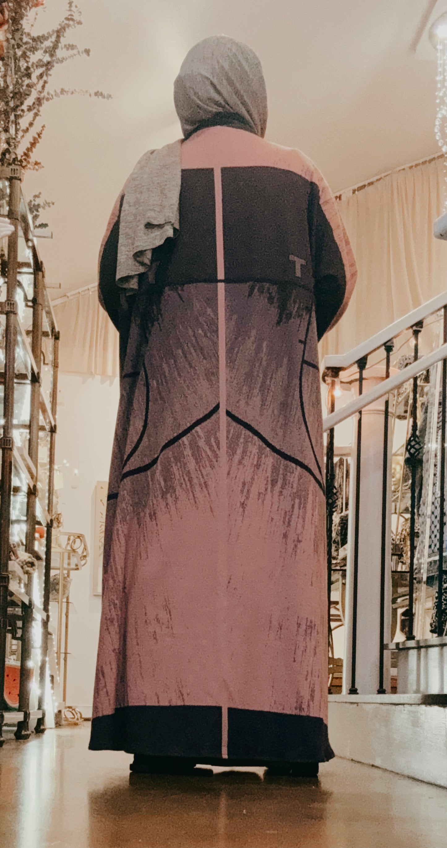 Pocket Anorak Sweater Abaya - Courtside