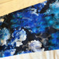Jacquard Burnout Chiffon Hijab: Cobalt Current
