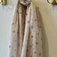 Crepe Chiffon Hijab: Swiss Burnout Dots