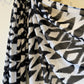 Crinkle Chiffon Hijab:  Shadow Geo Print