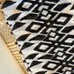 Crinkle Chiffon Hijab:  Shadow Geo Print