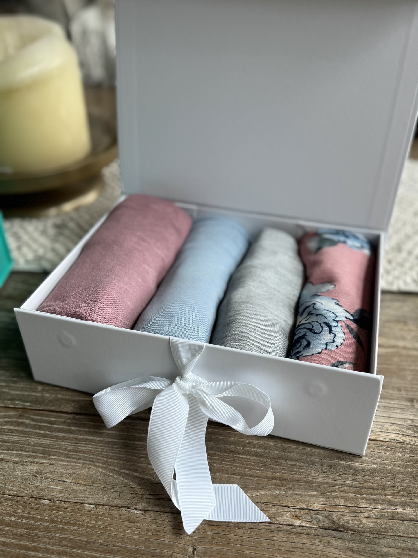 Jersey Hijab Box Set: Roses and Solids