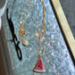 Freedom Watermelon Gold Necklace