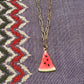 Freedom Watermelon Gold Necklace