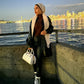 Crepe Chiffon Hijab: Swiss Burnout Dots