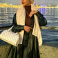 Crepe Chiffon Hijab: Swiss Burnout Dots