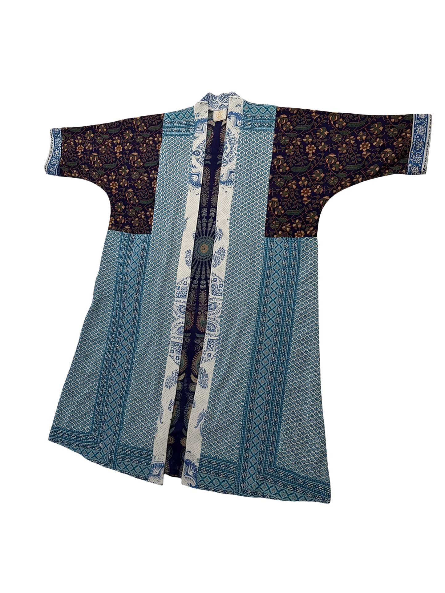 Pocket Anorak Abaya — Midnight Peacock