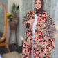 Pocket Anorak Abaya — Terracotta Rose Garden
