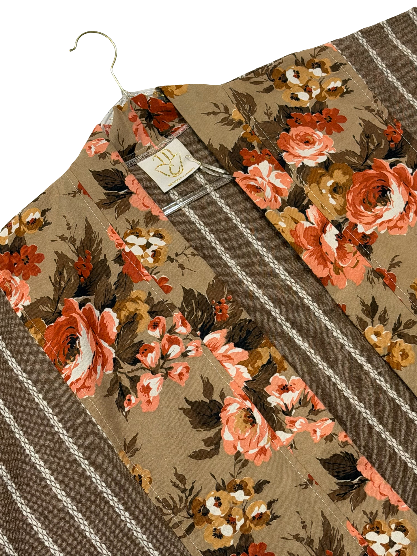 Pocket Anorak Abaya — Terracotta Rose Garden