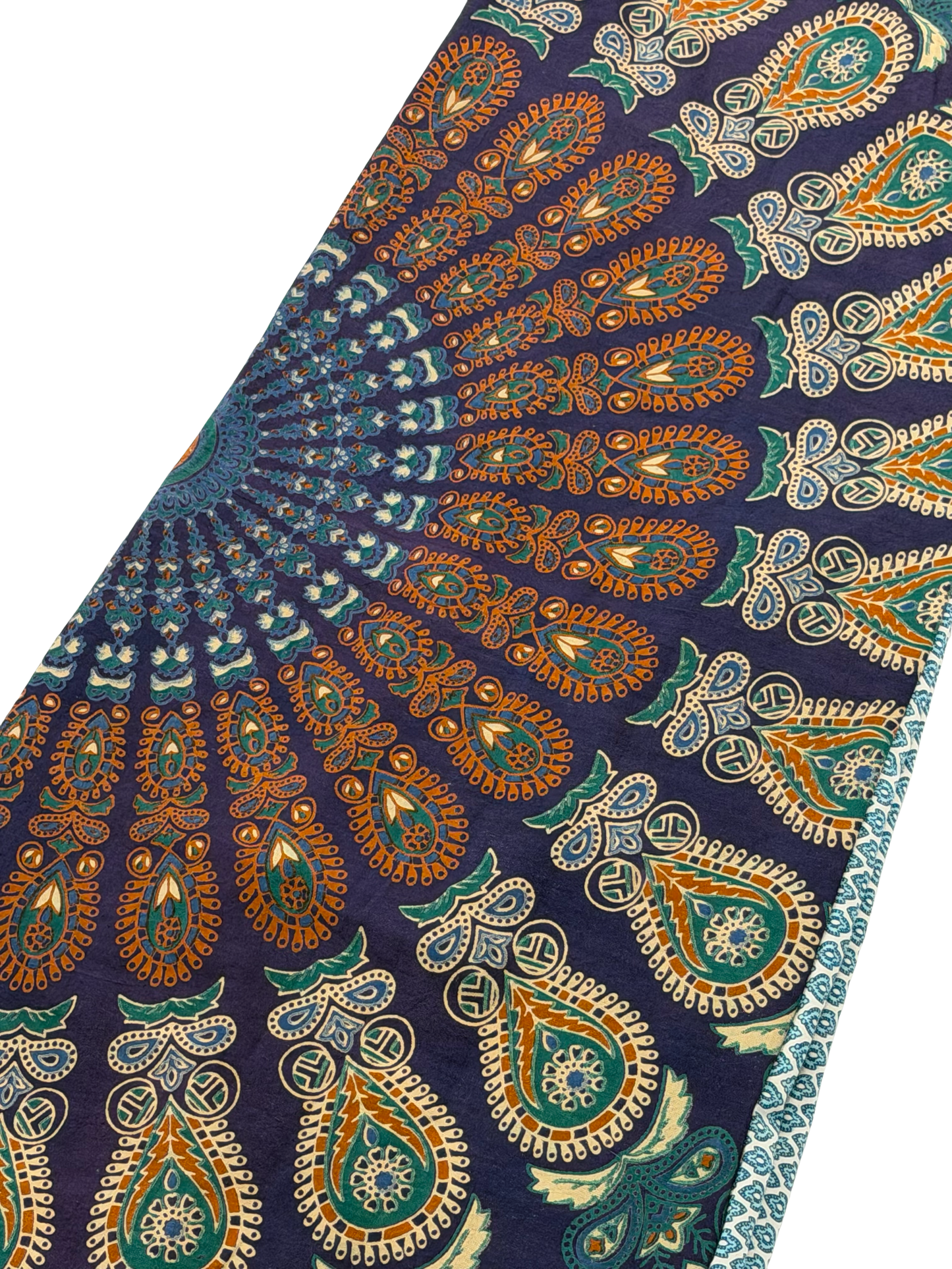 Pocket Anorak Abaya — Midnight Peacock