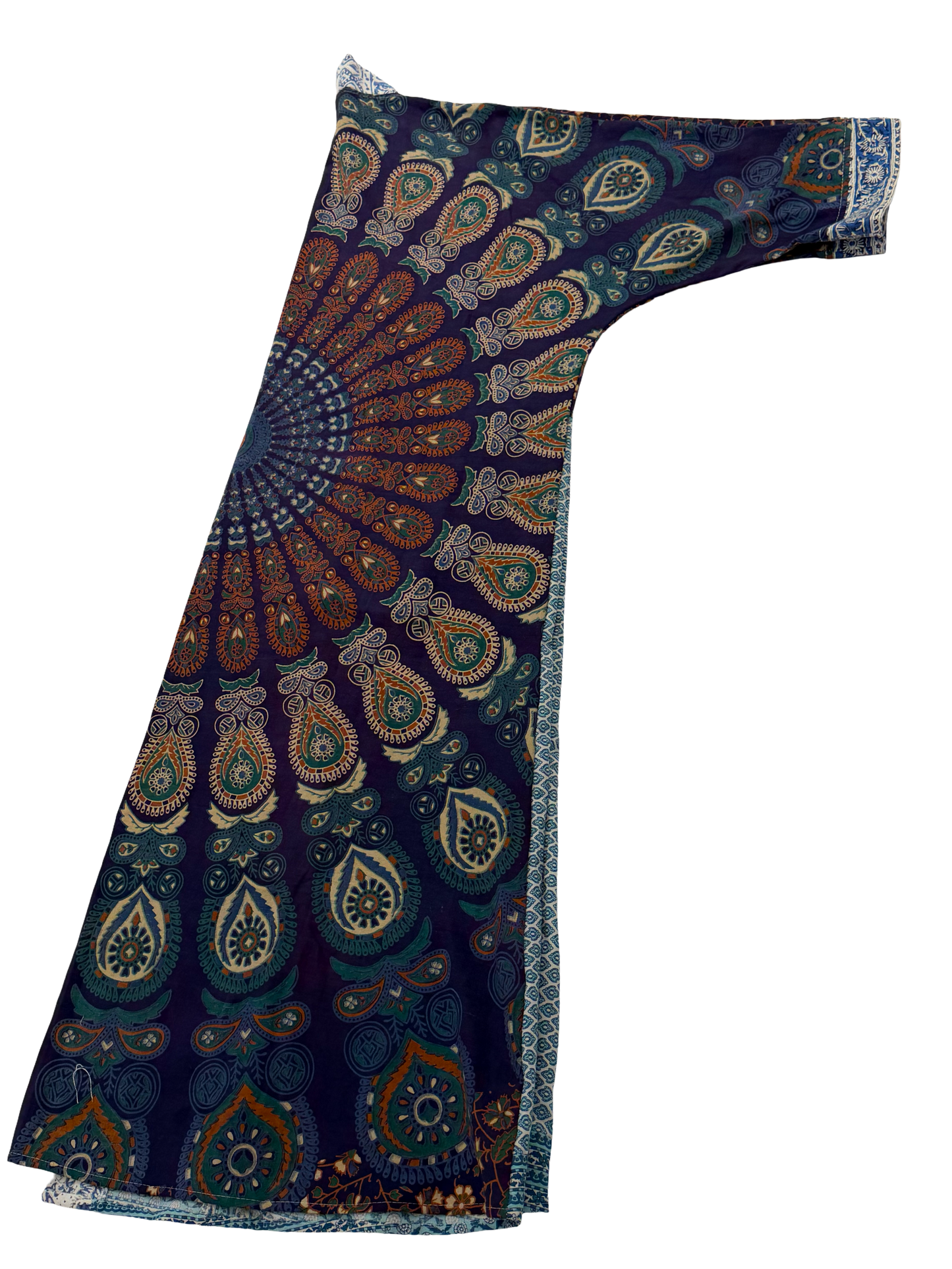 Pocket Anorak Abaya — Midnight Peacock