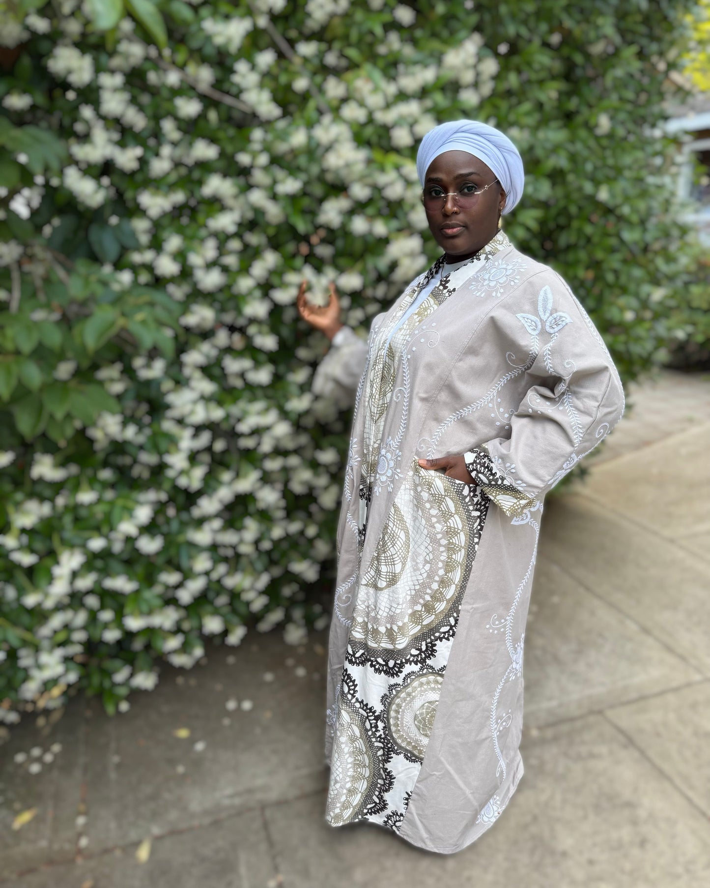 Pocket Anorak Abaya — Stitch & Bloom