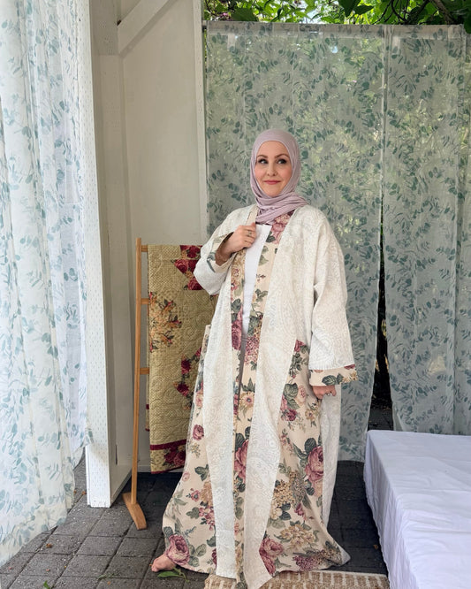 Pocket Anorak Abaya — Country Rose