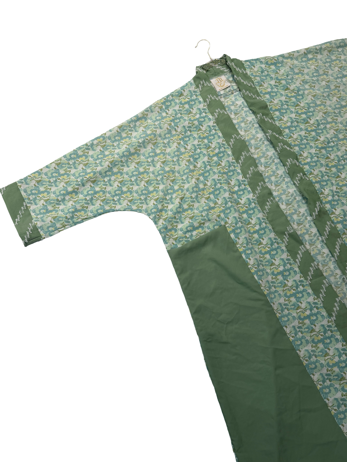 Pocket Anorak Abaya — Meadow Front