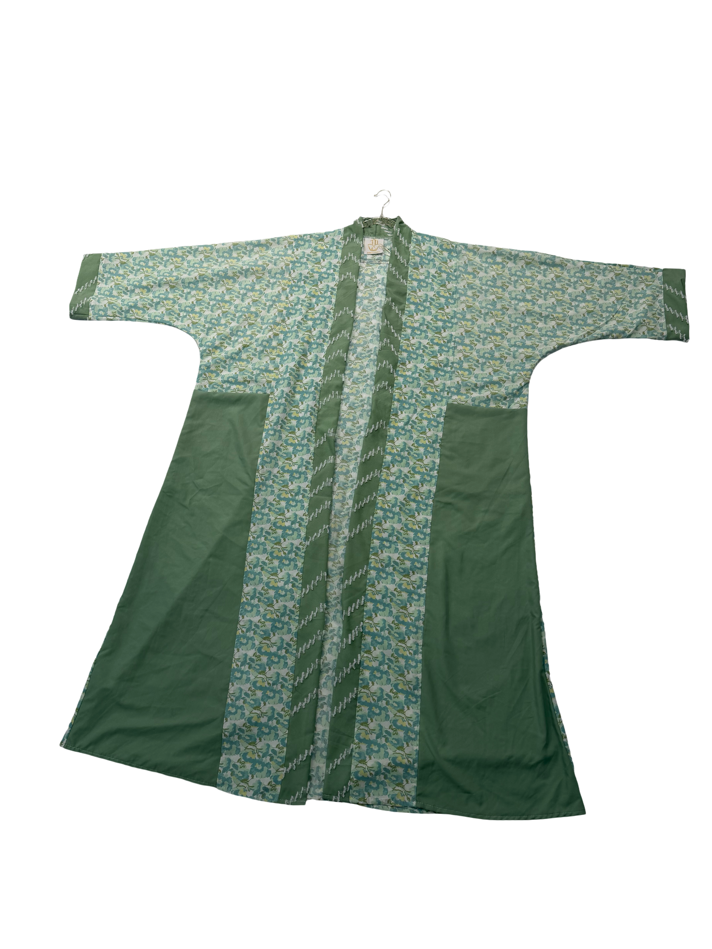 Pocket Anorak Abaya — Meadow Front