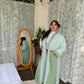 Pocket Anorak Abaya — Meadow Front