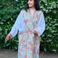 Pocket Anorak Abaya — Hibiscus & Ivory