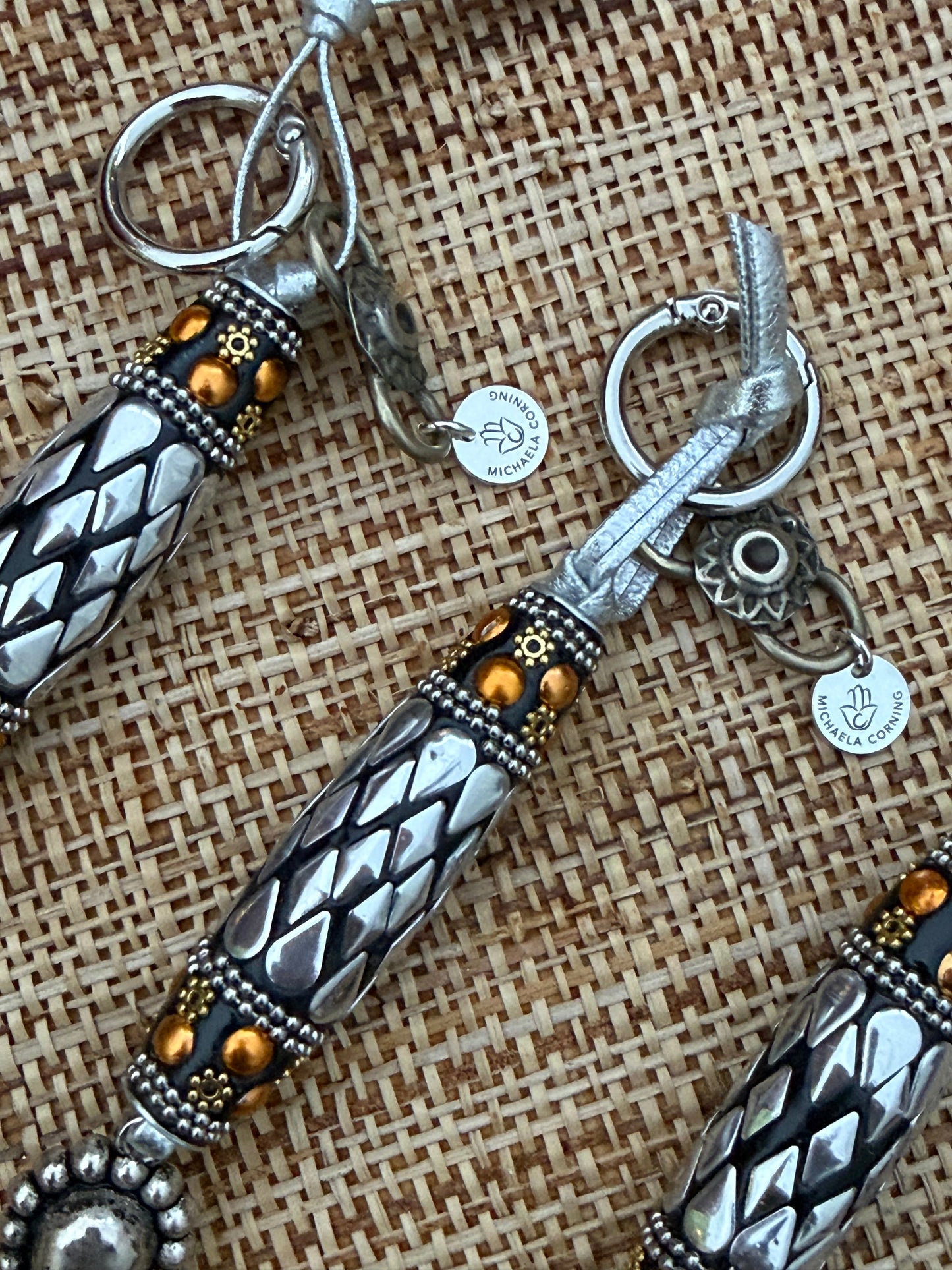 The Radiance She Carries — Handmade Bag Jewelry