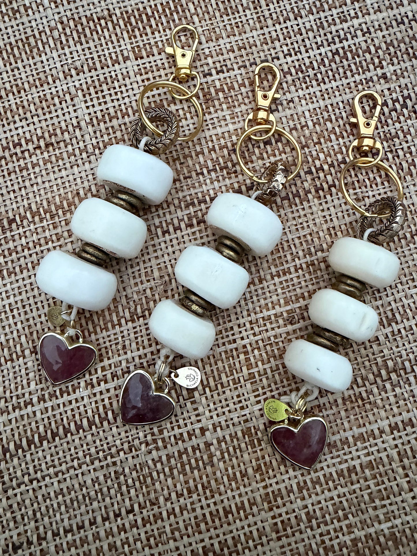 The Tenderness She Carries — Handmade Bag Jewelry