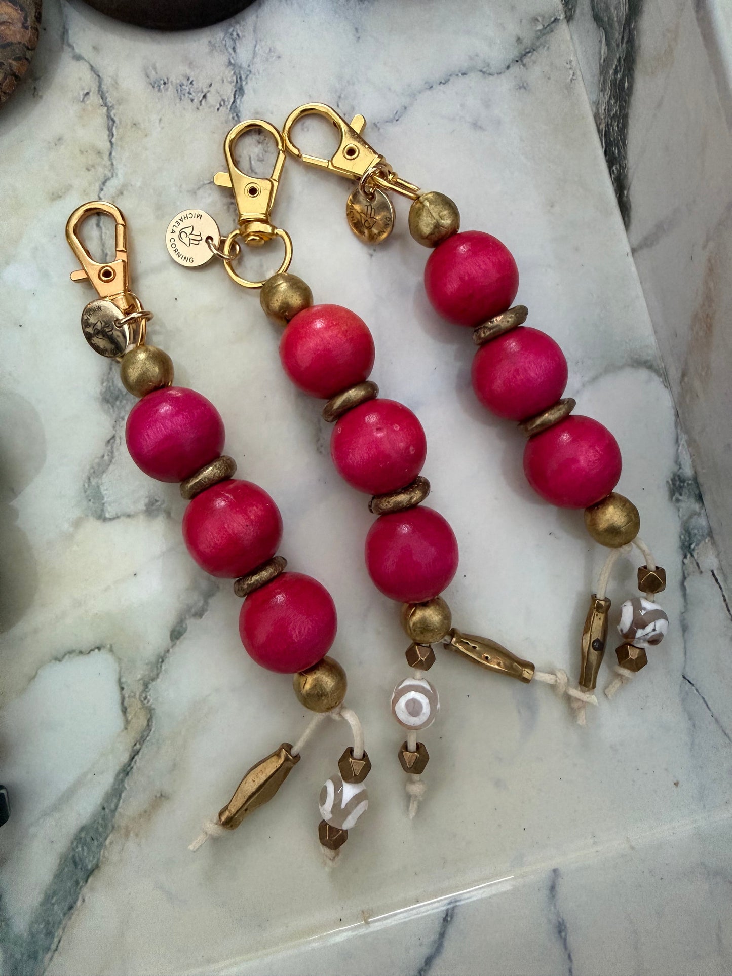 The Fire She Carries — Handmade Bag Jewelry