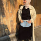 The Daisy Rose — Light-Wash Upcycled Denim Convertible Bag