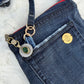 The Pocket Story Mini — Mosaic Souq | Upcycled Denim Convertible Bag