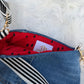 The Watermelon Resistance — Double Pocket | Upcycled Denim Convertible Bag