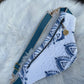 Indigo Paisley — Upcycled Quilt Waist Bag