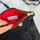 The Pocket Story Mini — Watermelon Resistance, Black Wash | Upcycled Denim Convertible Bag