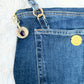 The Pocket Story Mini — Jaipur Garden | Upcycled Denim Clutch