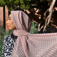 Chiffon Hijab: Dusty Pink Polka Dot