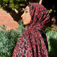 Crepe Chiffon Hijab: French Auburn Plumes