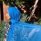 Crinkle Chiffon Hijab: Soft Azure