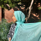 Crinkle Chiffon Hijab: Soft Spearmint
