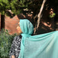 Crinkle Chiffon Hijab: Soft Spearmint
