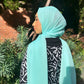 Crinkle Chiffon Hijab: Soft Spearmint