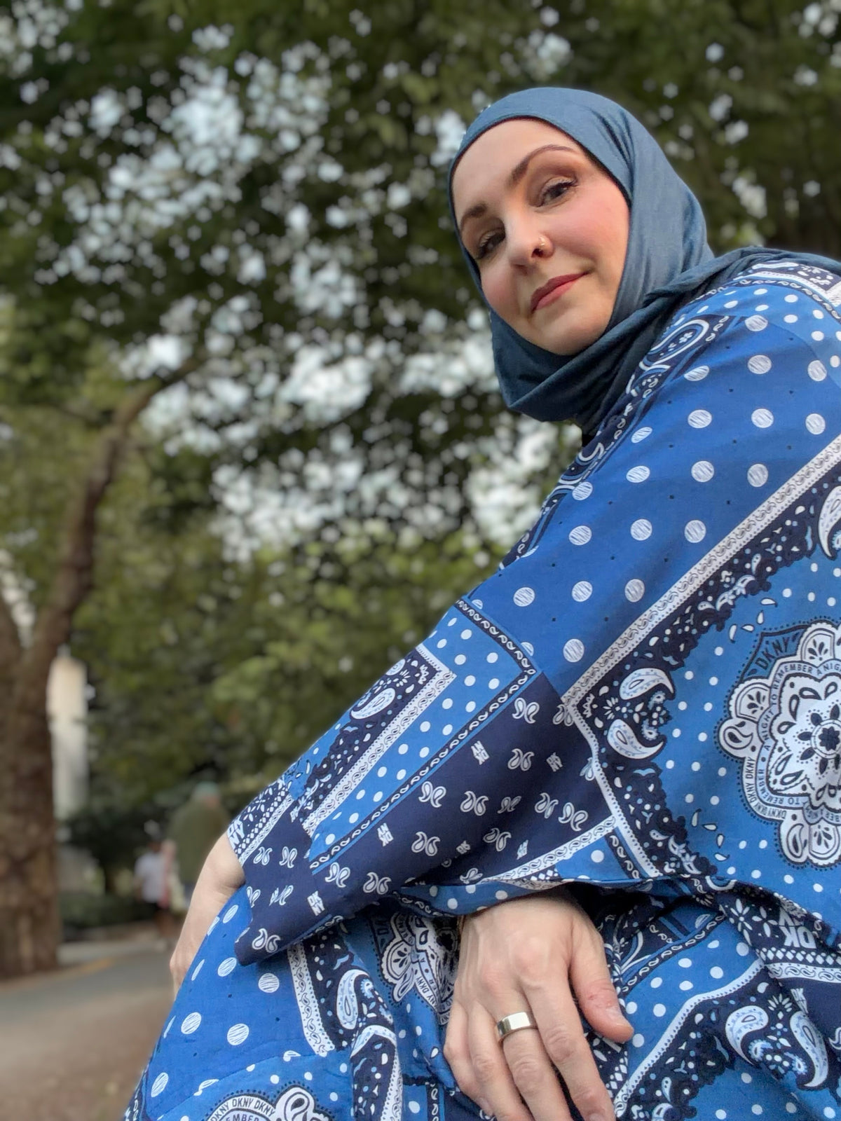 Nour Oversized Abaya - Americana Road Trip
