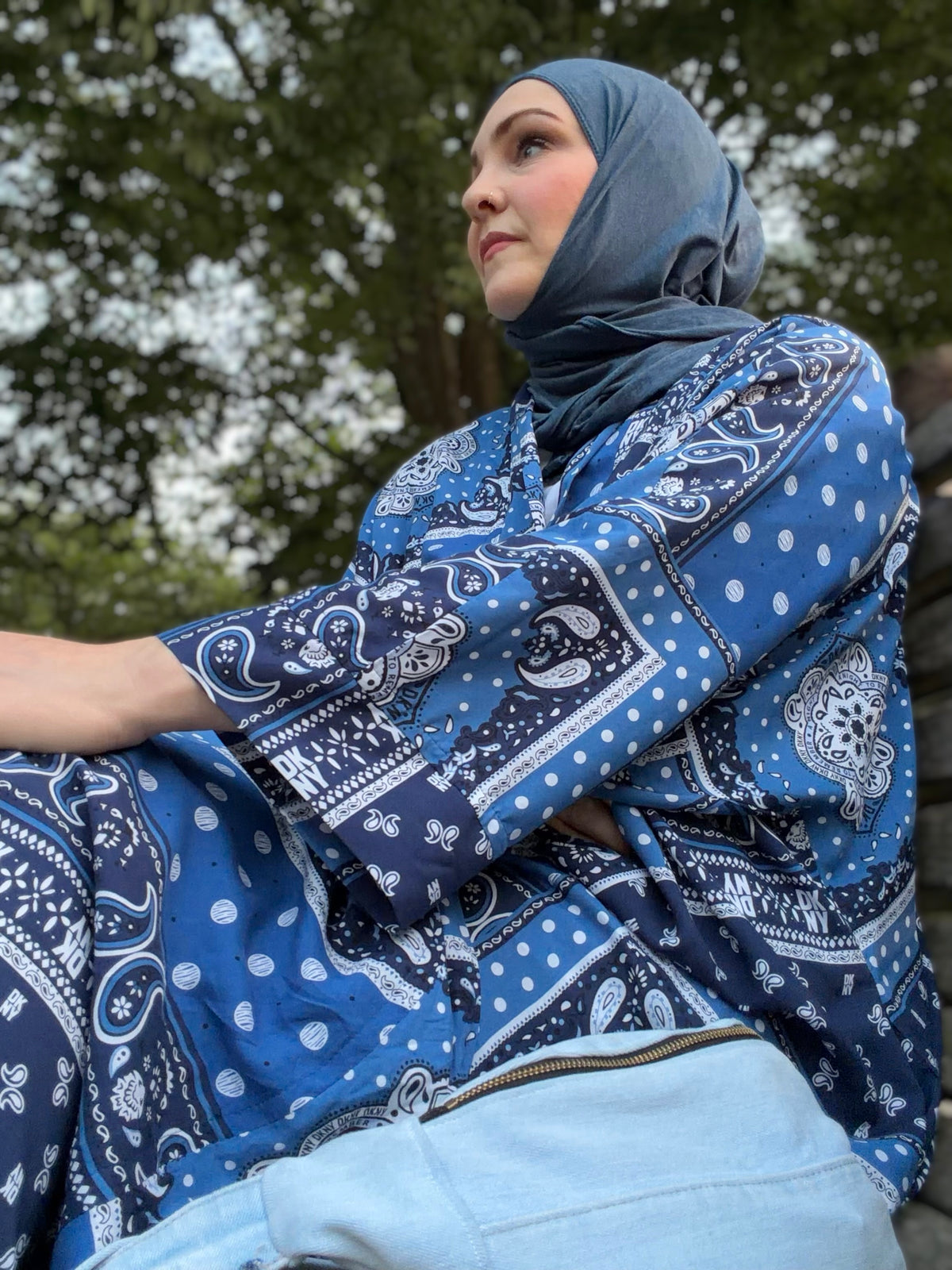 Nour Oversized Abaya - Americana Road Trip
