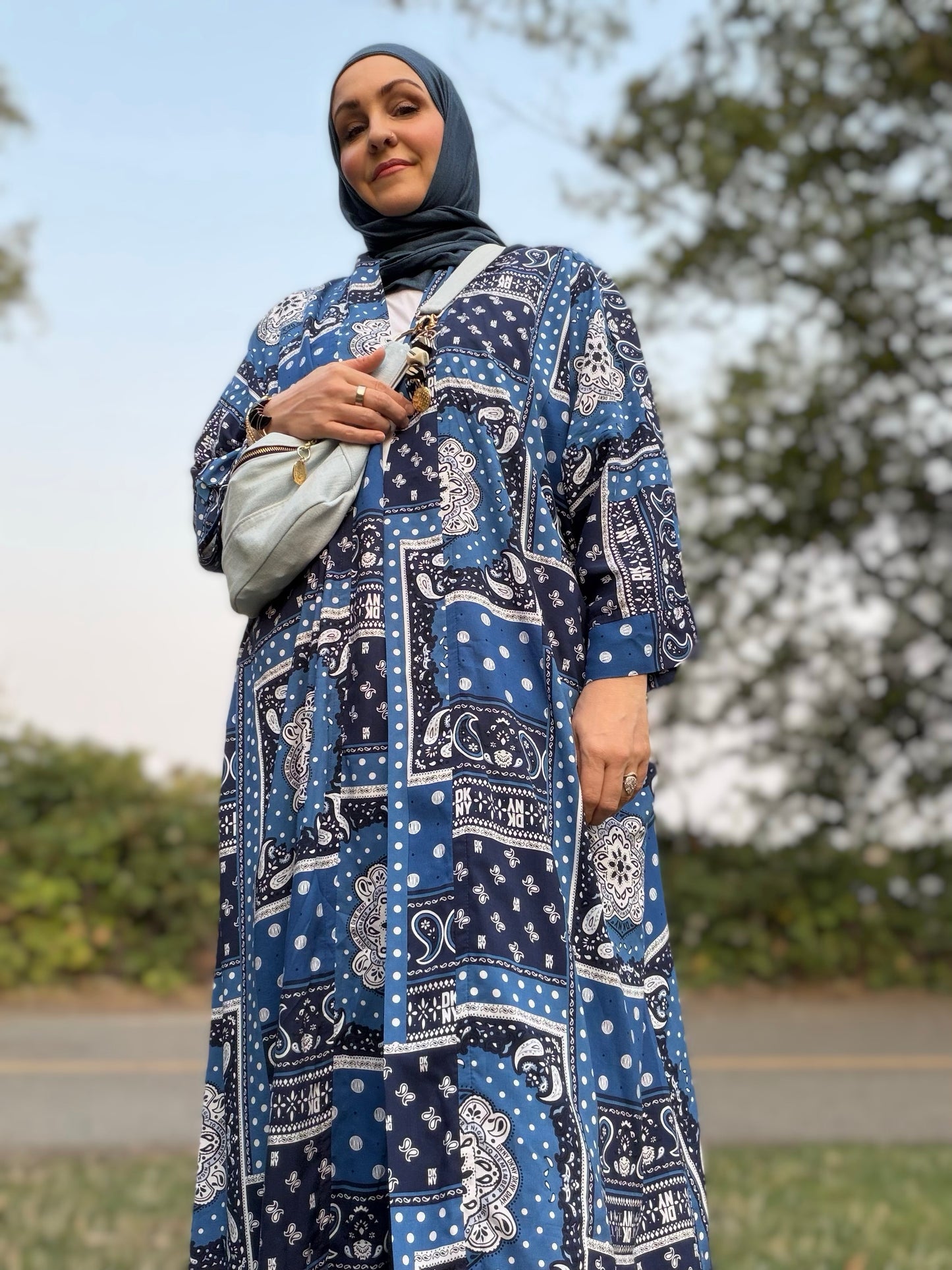 Nour Oversized Abaya - Americana Road Trip