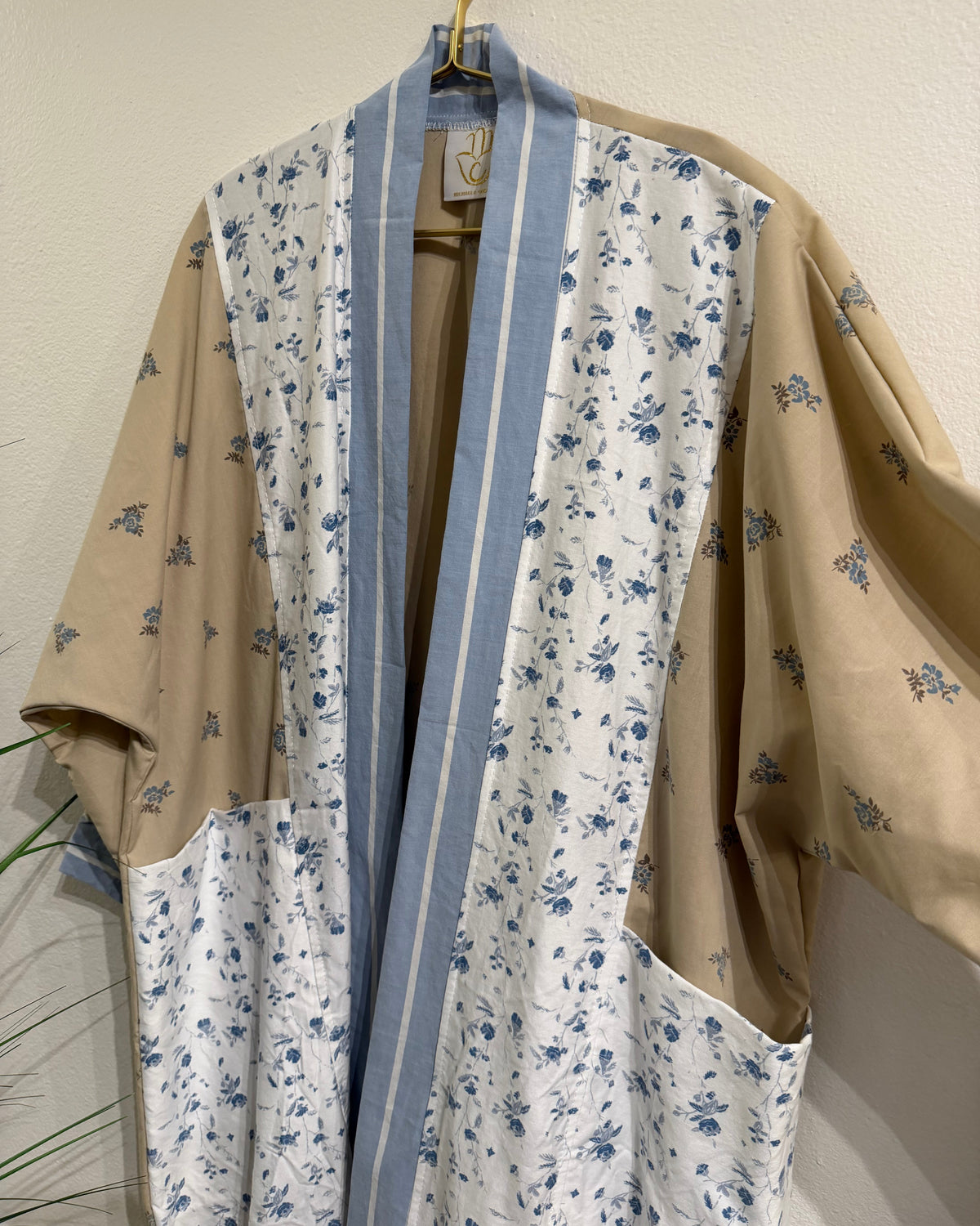 Upcycled Pocket Anorak Abaya — French Countryside