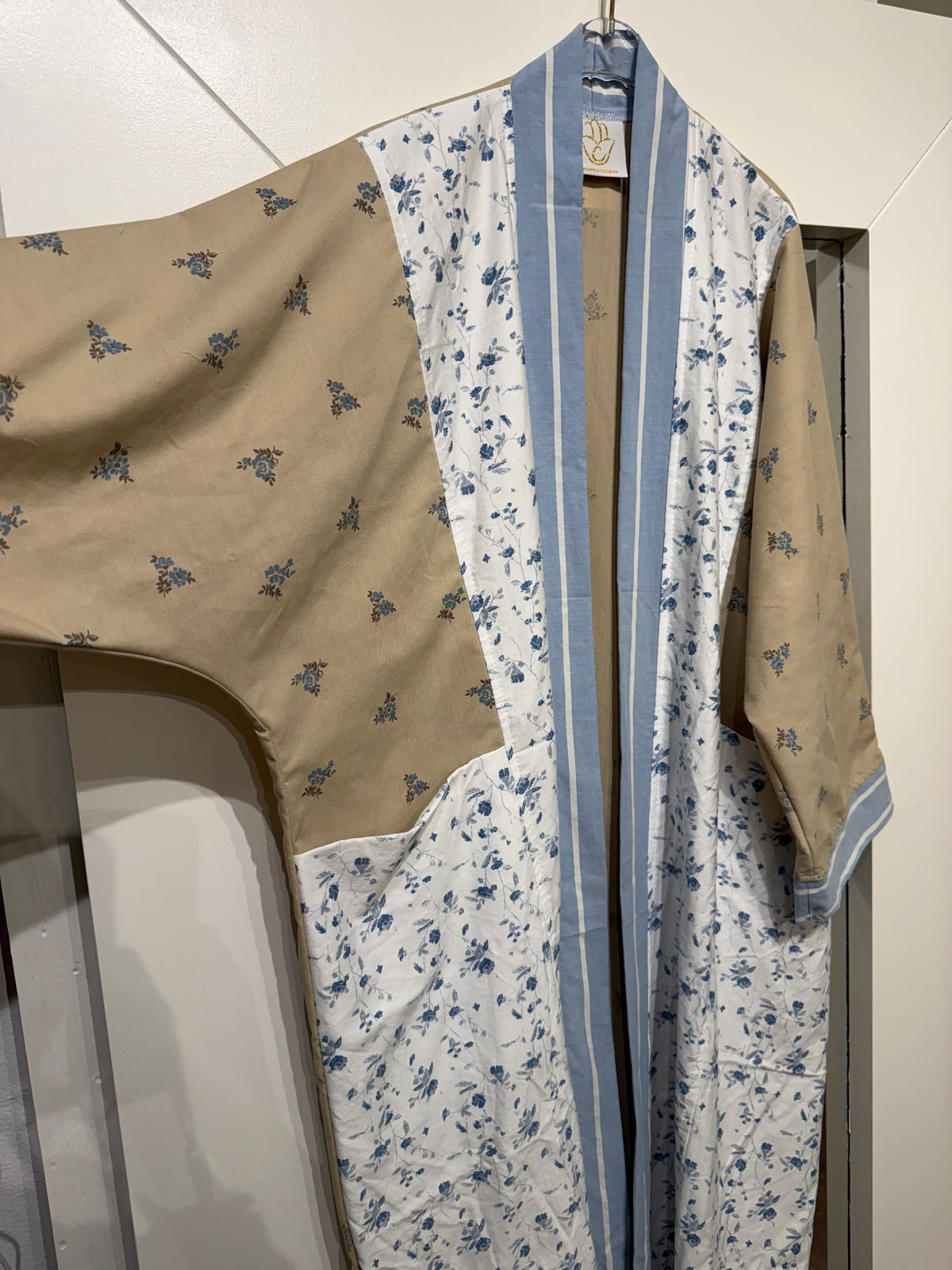 Upcycled Pocket Anorak Abaya — French Countryside