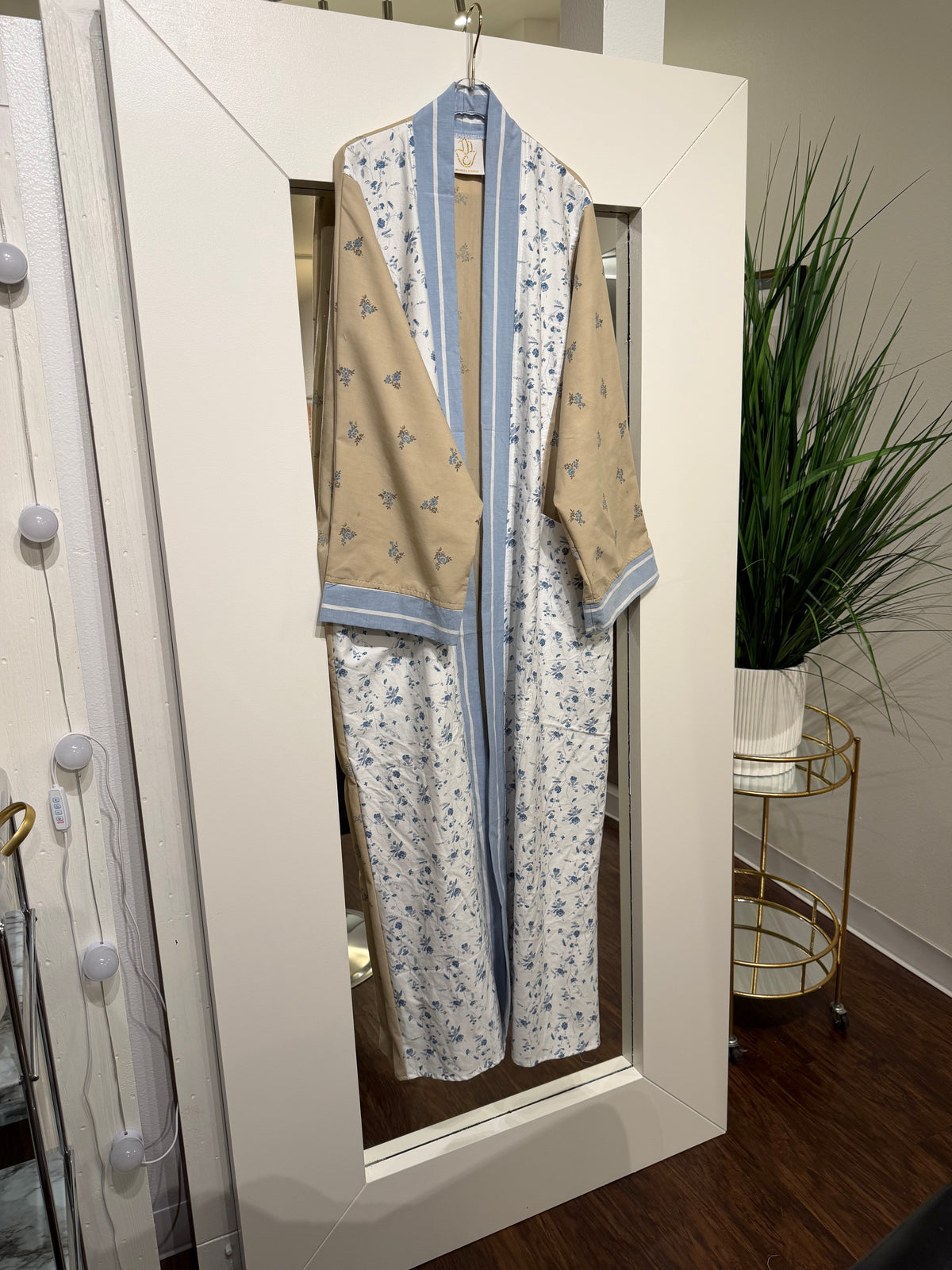 Upcycled Pocket Anorak Abaya — French Countryside