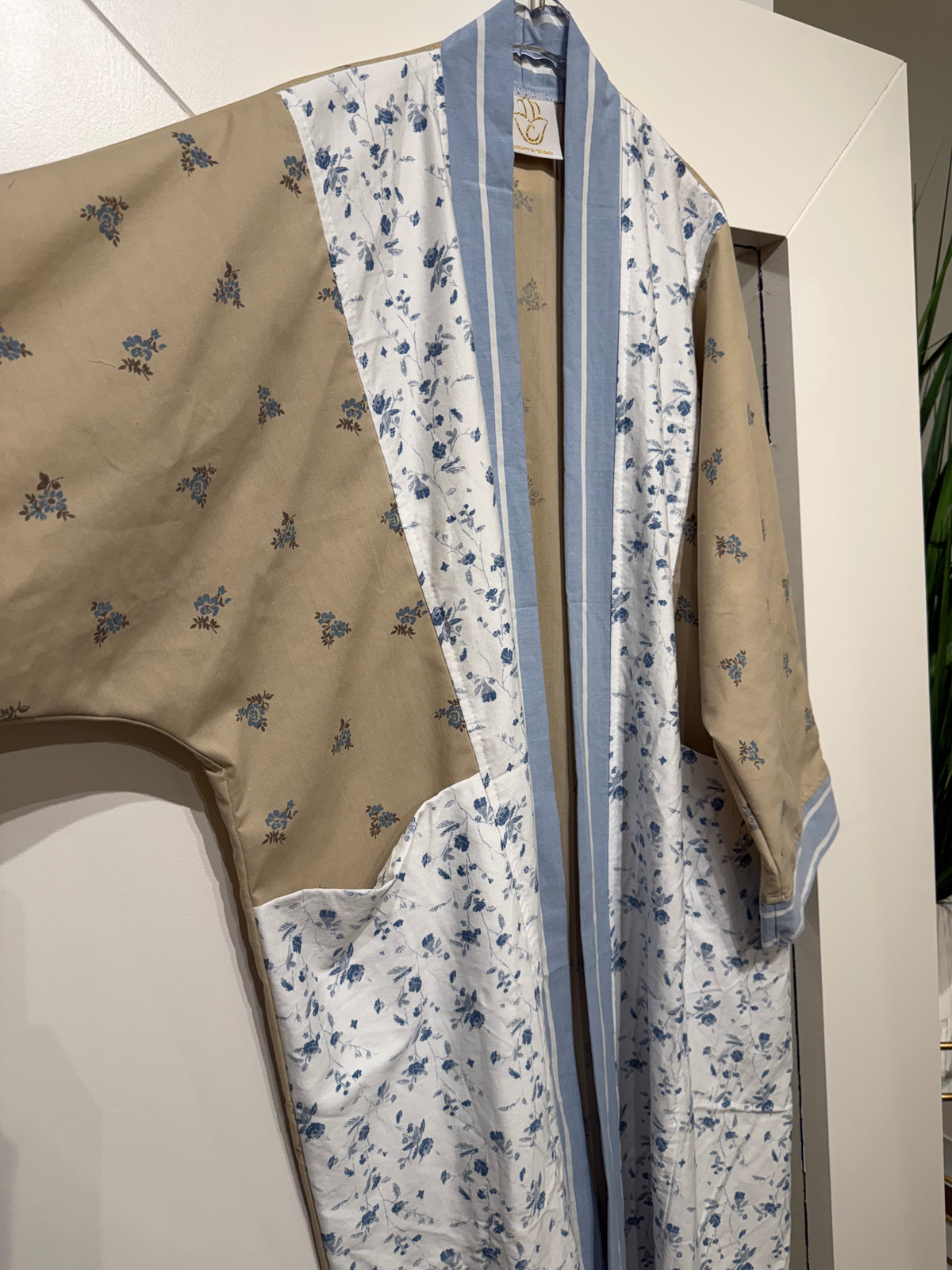 Upcycled Pocket Anorak Abaya — French Countryside