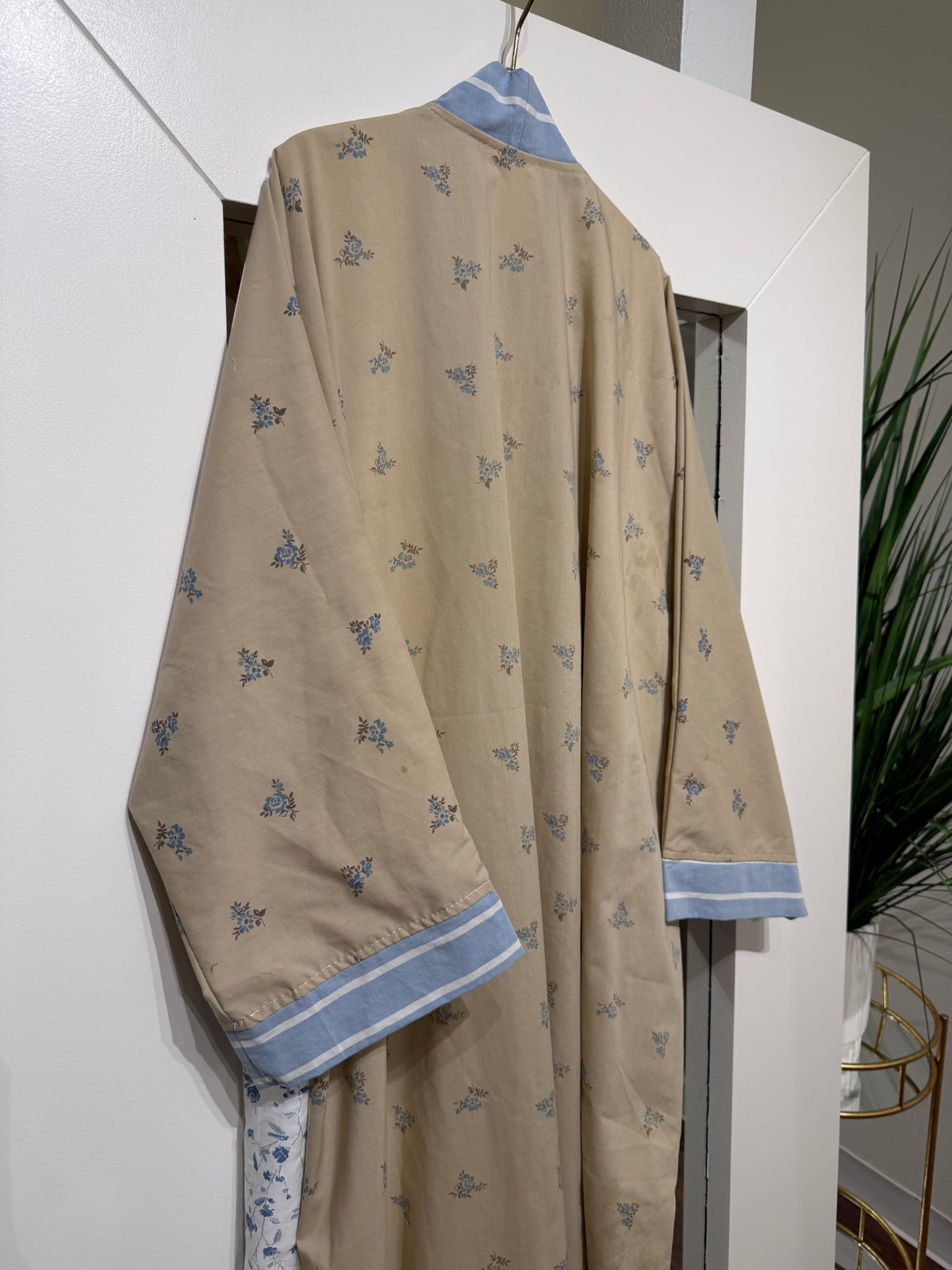 Upcycled Pocket Anorak Abaya — French Countryside